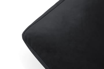 Andrew Fotpall Sammet - Svart/Krom - Möbler - Fåtölj & stolar - Pall & puff - Fotpallar