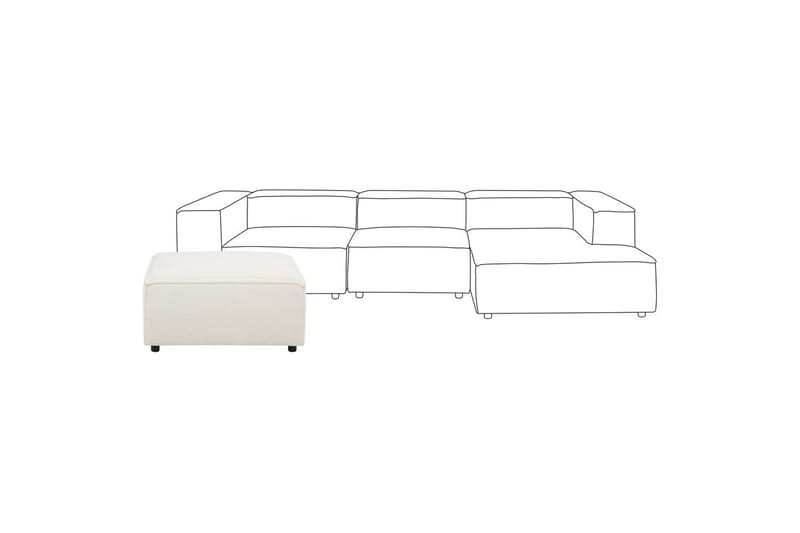 Fotpall Aprica Vit/Svart - Vit/Svart - Möbler - Fåtölj & stolar - Pall & puff - Fotpallar