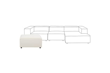 Fotpall Aprica Vit/Svart - Vit/Svart - Möbler - Fåtölj & stolar - Pall & puff - Fotpallar