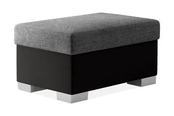 Arabejo Fotpall 55x85 cm - Grå/Svart - Möbler - Fåtölj & stolar - Pall & puff - Fotpallar