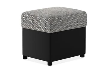 Arabejo Fotpall - Grå/Svart - Möbler - Fåtölj & stolar - Pall & puff - Fotpallar