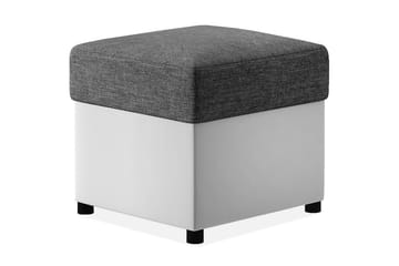 Arabejo Fotpall - Grå/Vit - Möbler - Fåtölj & stolar - Pall & puff - Fotpallar