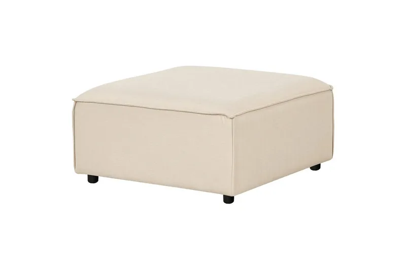 Fotpall Ardal Beige/svart - Beige/svart - Möbler - Fåtölj & stolar - Pall & puff - Fotpallar