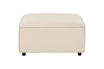 Fotpall Ardal Beige/svart - Beige/svart - Möbler - Fåtölj & stolar - Pall & puff - Fotpallar