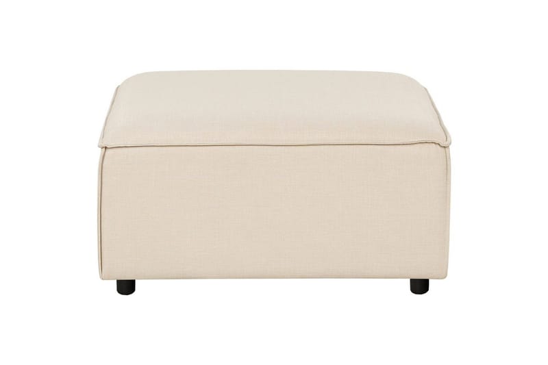 Fotpall Ardal Beige/svart - Beige/svart - Möbler - Fåtölj & stolar - Pall & puff - Fotpallar