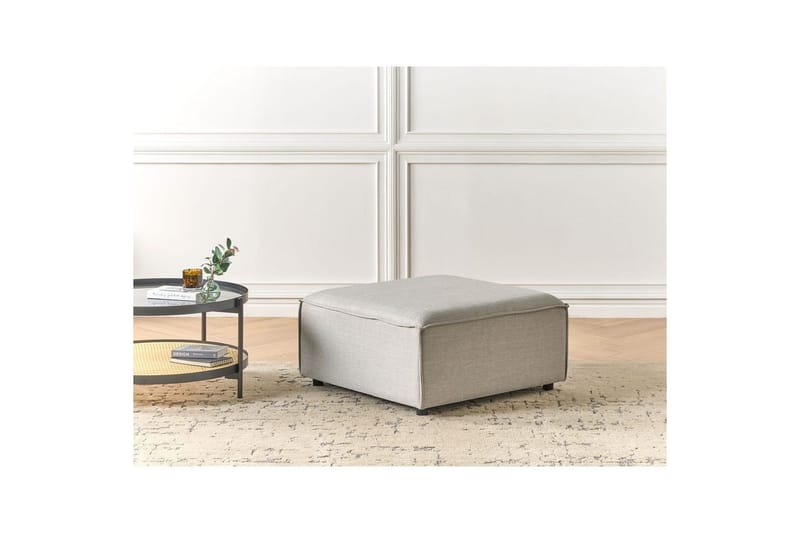 Fotpall Ardal Grå/svart - Grå/svart - Möbler - Fåtölj & stolar - Pall & puff - Fotpallar