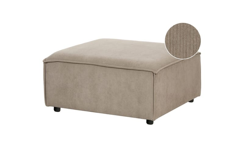 Fotpall Ardal Taupe/svart, Taupe/svart