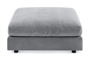 Arken Fotpall Sammet - Ljusgrå - Möbler - Fåtölj & stolar - Pall & puff - Fotpallar