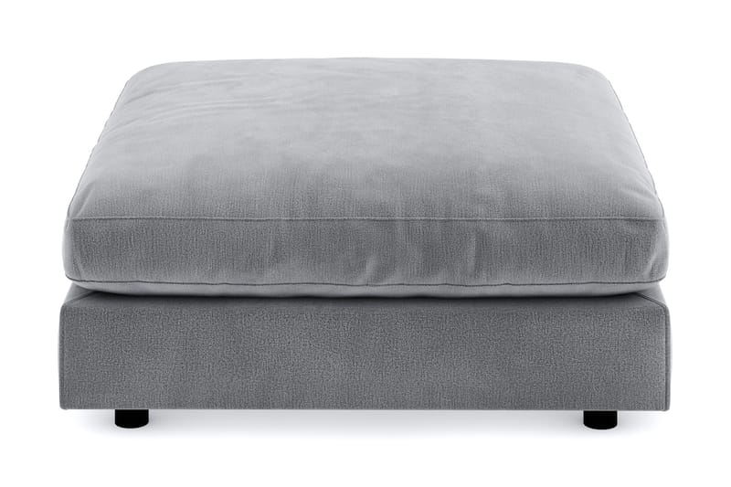Arken Fotpall Sammet - Ljusgrå - Möbler - Fåtölj & stolar - Pall & puff - Fotpallar