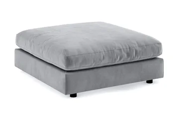 Arken Fotpall Sammet - Ljusgrå - Möbler - Fåtölj & stolar - Pall & puff - Fotpallar