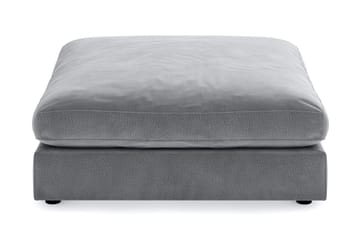 Arken Fotpall Sammet - Ljusgrå - Möbler - Fåtölj & stolar - Pall & puff - Fotpallar