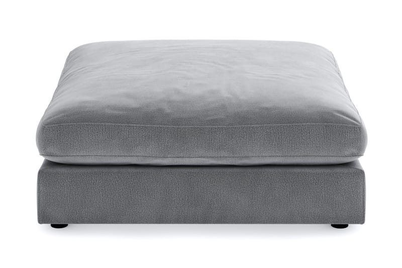 Arken Fotpall Sammet - Ljusgrå - Möbler - Fåtölj & stolar - Pall & puff - Fotpallar
