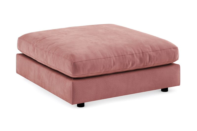 Arken Fotpall Sammet - Rosa - Möbler - Fåtölj & stolar - Pall & puff - Fotpallar