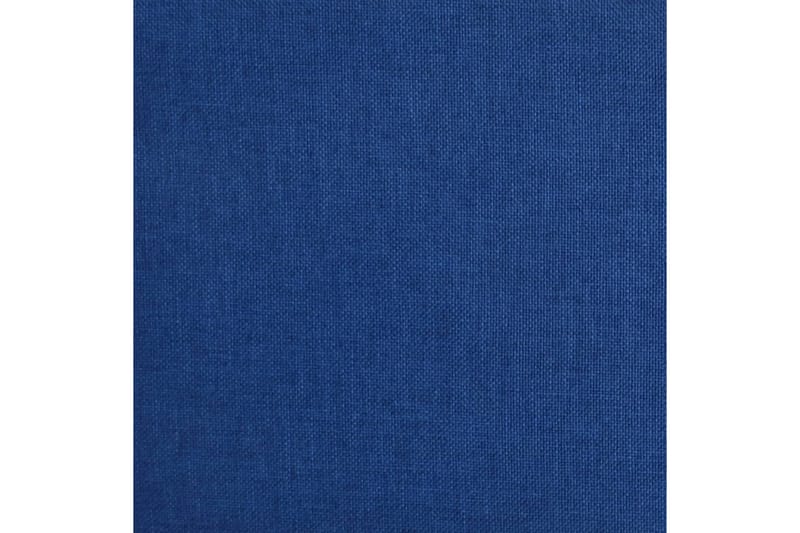 Fotpall blå 78x56x32 cm tyg - Blå - Fotpallar