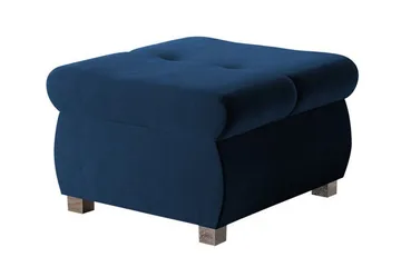 Cerys Fotpall 60 cm - Blå - Möbler - Fåtölj & stolar - Pall & puff - Fotpallar