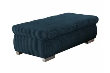 Cerys Fotpall 60 cm - Blå - Möbler - Fåtölj & stolar - Pall & puff - Fotpallar