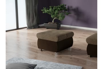 Cerys Fotpall 60 cm - Brun - Möbler - Fåtölj & stolar - Pall & puff - Fotpallar