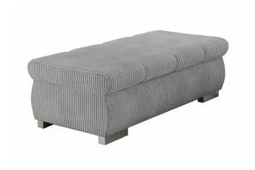 Cerys Fotpall 60 cm - Grå - Möbler - Fåtölj & stolar - Pall & puff - Fotpallar