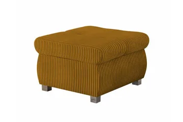 Cerys Fotpall 60 cm - Gul - Möbler - Fåtölj & stolar - Pall & puff - Fotpallar