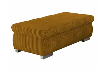 Cerys Fotpall 60 cm - Gul - Möbler - Fåtölj & stolar - Pall & puff - Fotpallar
