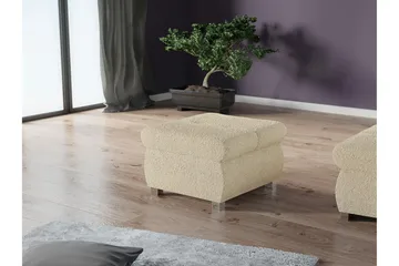 Cerys Fotpall 60 cm - Ljusbrun - Möbler - Fåtölj & stolar - Pall & puff - Fotpallar