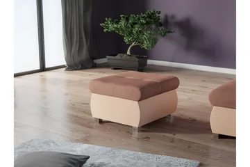Cerys Fotpall 60 cm - Rosa - Möbler - Fåtölj & stolar - Pall & puff - Fotpallar
