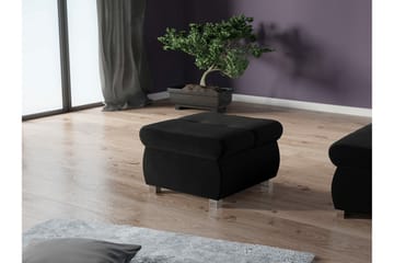 Cerys Fotpall 60 cm - Svart - Möbler - Fåtölj & stolar - Pall & puff - Fotpallar