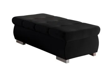 Cerys Fotpall 60 cm - Svart - Möbler - Fåtölj & stolar - Pall & puff - Fotpallar