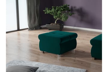 Cerys Fotpall 60 cm - Turkos - Möbler - Fåtölj & stolar - Pall & puff - Fotpallar