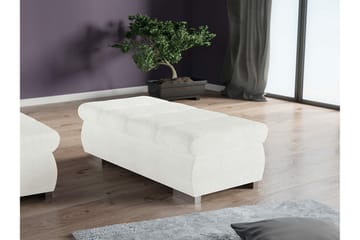 Cerys Fotpall 60 cm - Vit - Möbler - Fåtölj & stolar - Pall & puff - Fotpallar