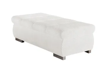 Cerys Fotpall 60 cm - Vit - Möbler - Fåtölj & stolar - Pall & puff - Fotpallar