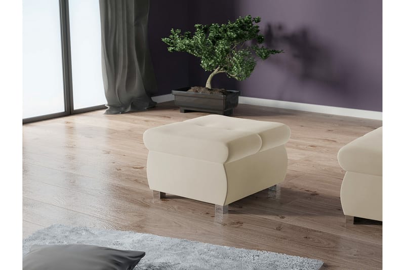 Cerys Fotpall 60 cm - Möbler - Fåtölj & stolar - Pall & puff - Fotpallar