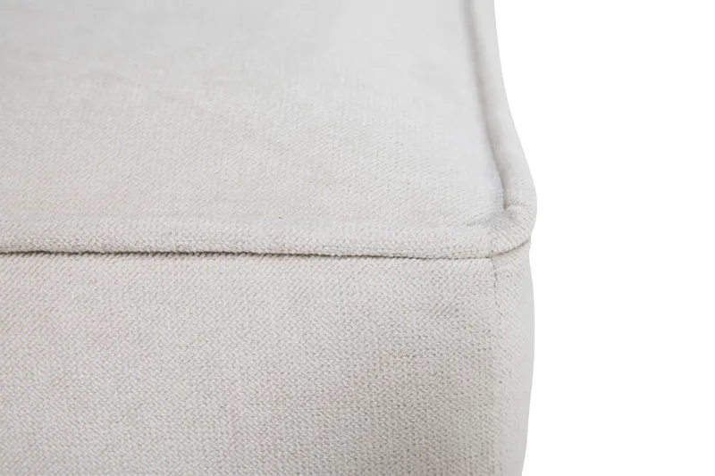 Chesterfield Deluxe Fotpall Sammet - Beige - Möbler - Fåtölj & stolar - Pall & puff - Fotpallar