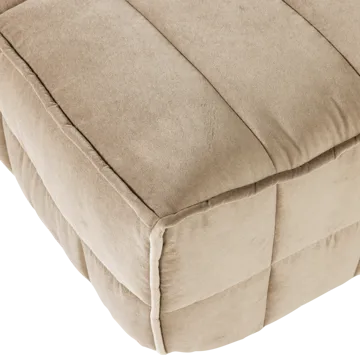 Fotpall Cluster 104 cm - Beige - Möbler - Fåtölj & stolar - Pall & puff - Fotpallar