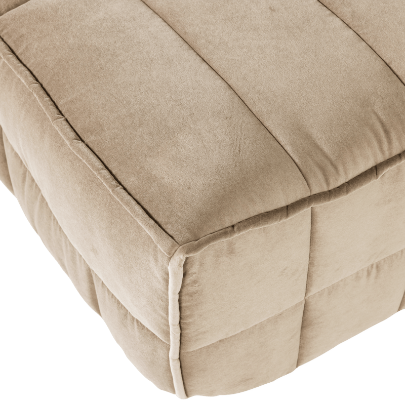 Fotpall Cluster 104 cm - Beige - Möbler - Fåtölj & stolar - Pall & puff - Fotpallar