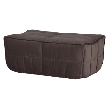 Fotpall Cluster 104 cm - Chokladbrun - Möbler - Fåtölj & stolar - Pall & puff - Fotpallar