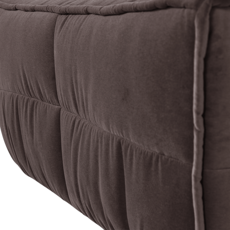 Fotpall Cluster 104 cm - Chokladbrun - Möbler - Fåtölj & stolar - Pall & puff - Fotpallar