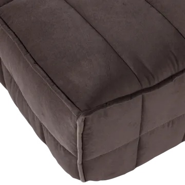 Fotpall Cluster 104 cm - Chokladbrun - Möbler - Fåtölj & stolar - Pall & puff - Fotpallar