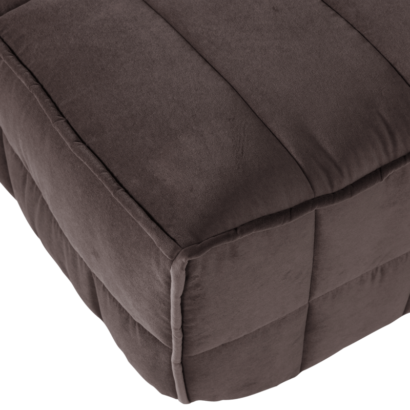 Fotpall Cluster 104 cm - Chokladbrun - Möbler - Fåtölj & stolar - Pall & puff - Fotpallar