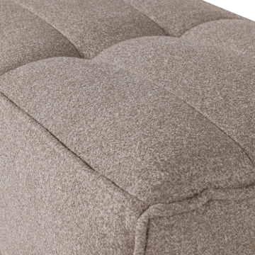 Fotpall Cluster 104 cm - Khakibrun - Möbler - Fåtölj & stolar - Pall & puff - Fotpallar