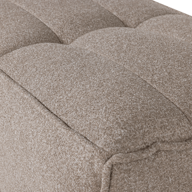 Fotpall Cluster 104 cm - Khakibrun - Möbler - Fåtölj & stolar - Pall & puff - Fotpallar