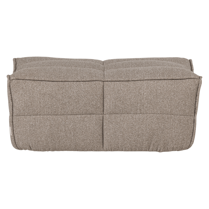 Fotpall Cluster 104 cm - Khakibrun - Möbler - Fåtölj & stolar - Pall & puff - Fotpallar