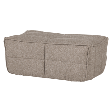 Fotpall Cluster 104 cm - Khakibrun - Möbler - Fåtölj & stolar - Pall & puff - Fotpallar