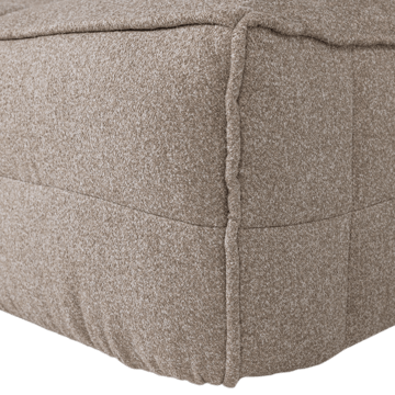 Fotpall Cluster 104 cm - Khakibrun - Möbler - Fåtölj & stolar - Pall & puff - Fotpallar