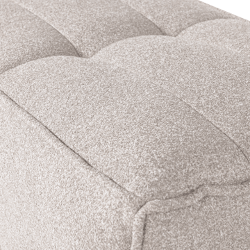 Fotpall Cluster 104 cm - Sandbeige - Möbler - Fåtölj & stolar - Pall & puff - Fotpallar