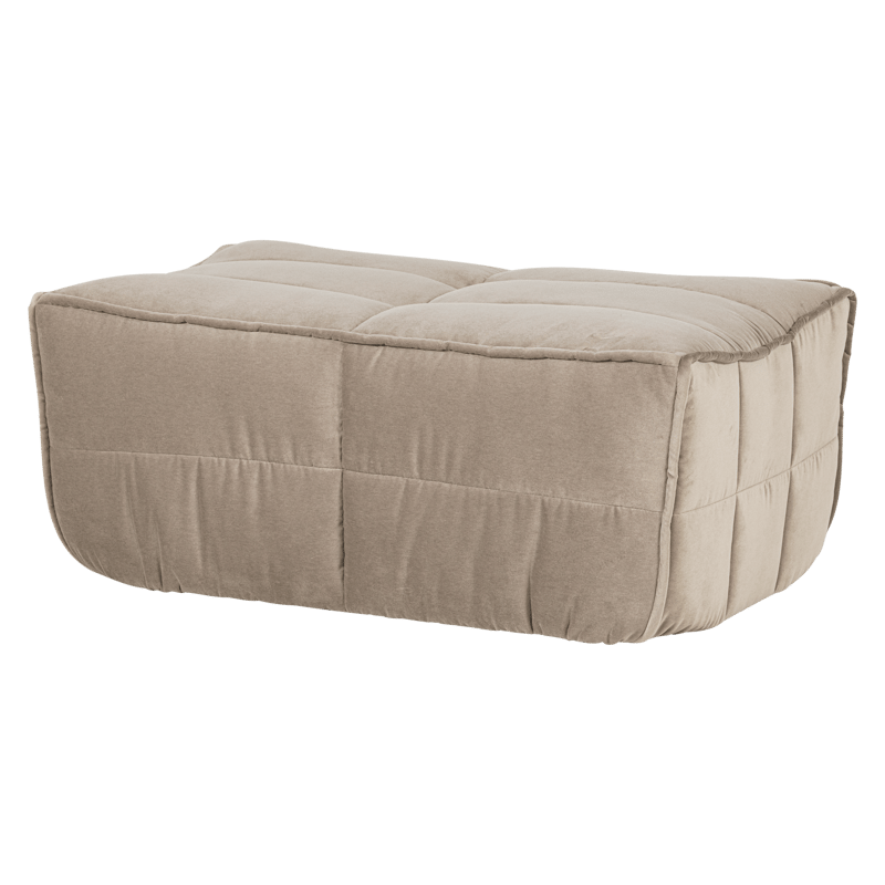 Fotpall Cluster 104 cm, Taupe