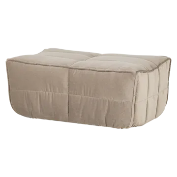Fotpall Cluster 104 cm - Taupe - Möbler - Fåtölj & stolar - Pall & puff - Fotpallar
