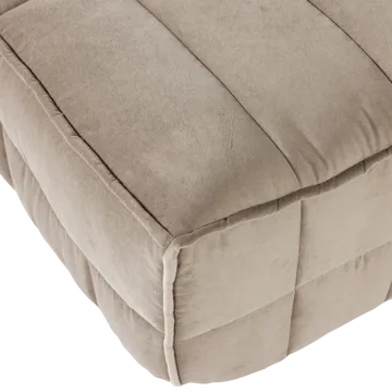 Fotpall Cluster 104 cm - Taupe - Möbler - Fåtölj & stolar - Pall & puff - Fotpallar