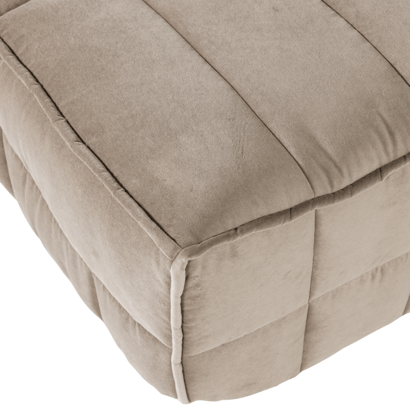 Fotpall Cluster 104 cm - Taupe - Möbler - Fåtölj & stolar - Pall & puff - Fotpallar