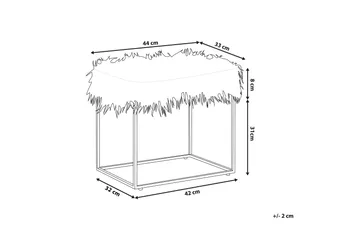 Colonsay Fotpall - Vit - Möbler - Fåtölj & stolar - Pall & puff - Fotpallar